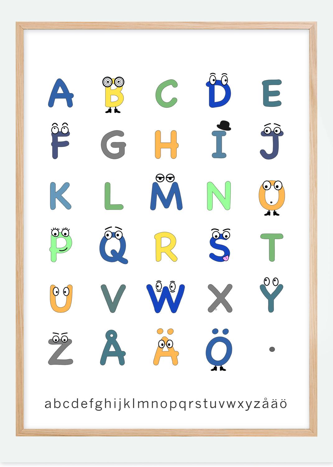 Product Image for ABC color Poster (21x29,7 cm (A4))