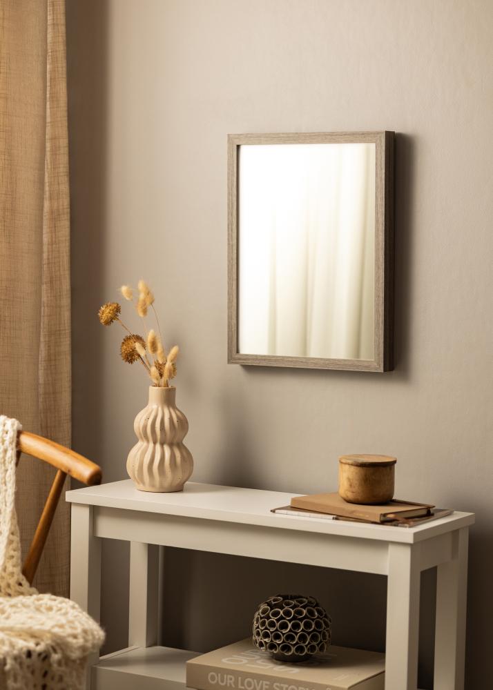 Miroir Wood Selection Grey II - Sur mesure