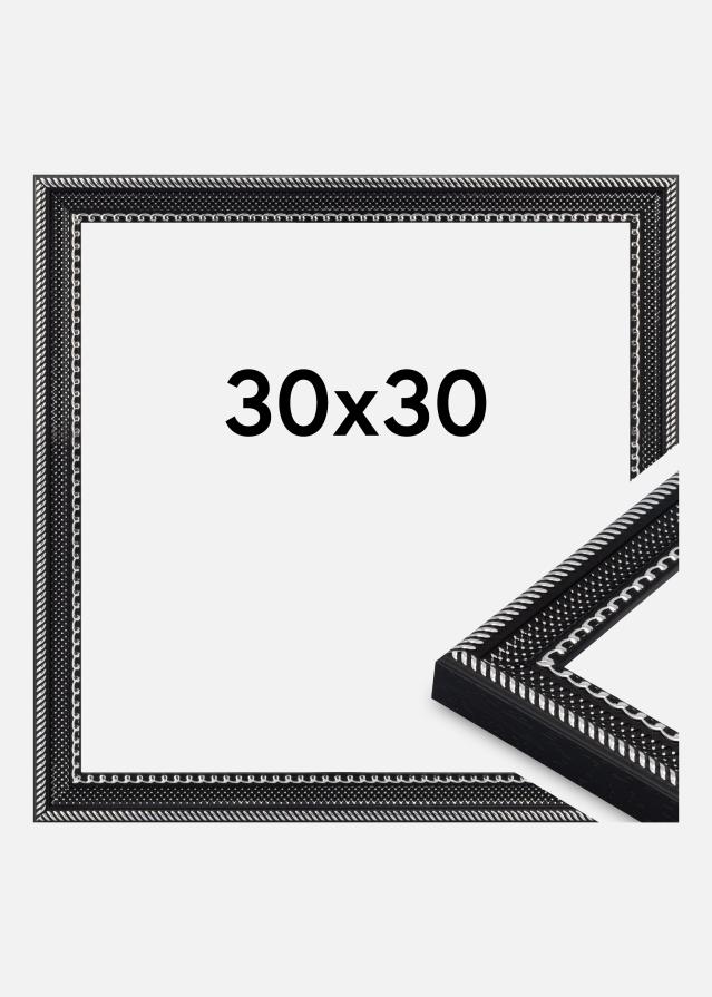 Cadre Trellis Verre Acrylique Vintage Black 30x30 cm