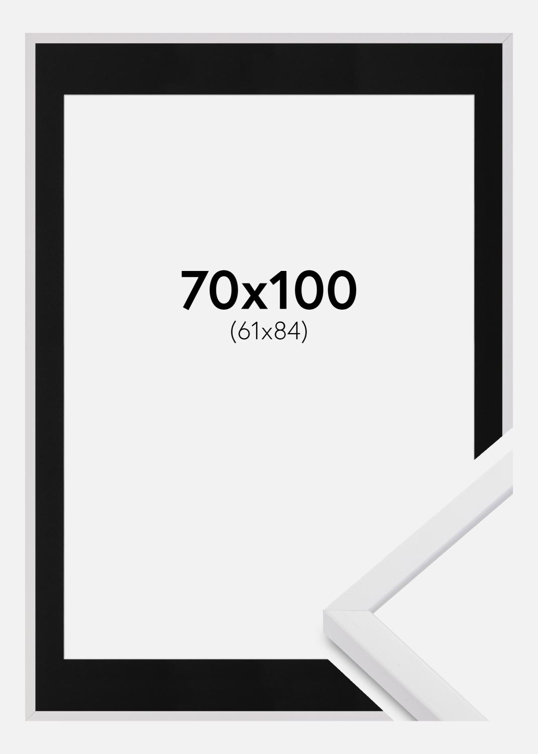 Product Image for Cadre E-Line Wide Blanc 70x100 cm - Passe-partout Noir 62x85 cm