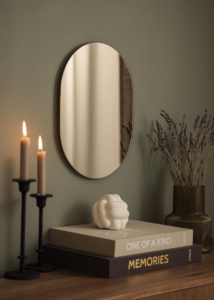 KAILA Miroir Oval Dark Bronze 30x40 cm