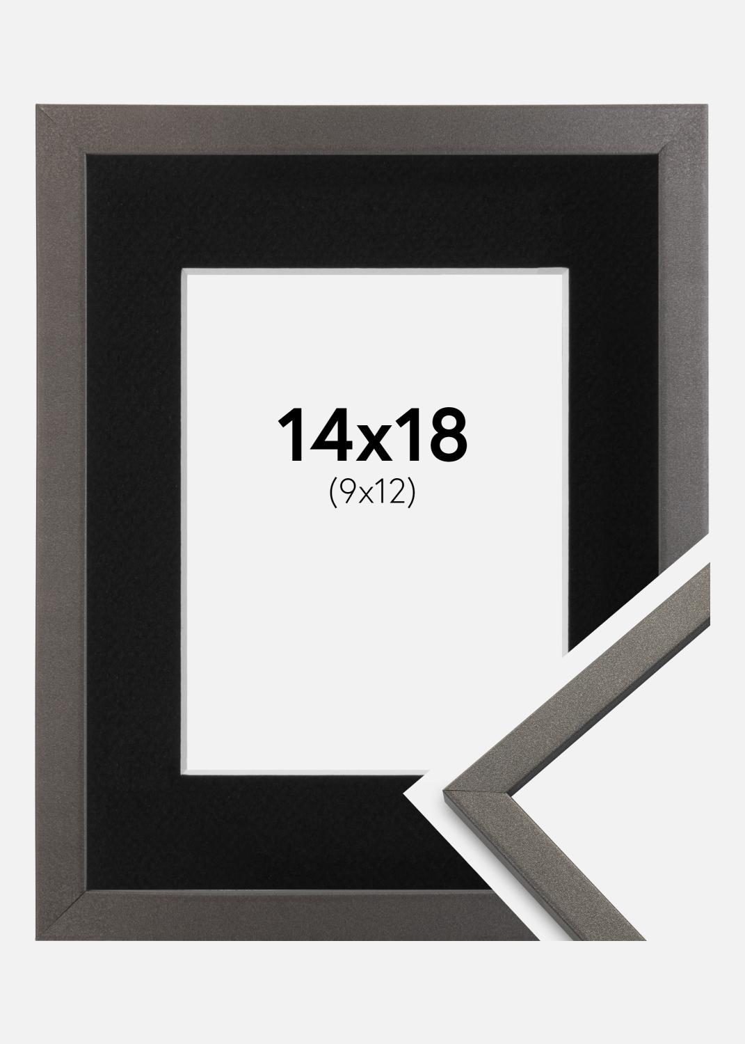 Product Image for Cadre Edsbyn Graphite 14x18 cm - Passe-partout Noir 10x13 cm