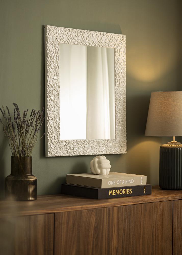 Miroir Westminster Blanc - Sur mesure