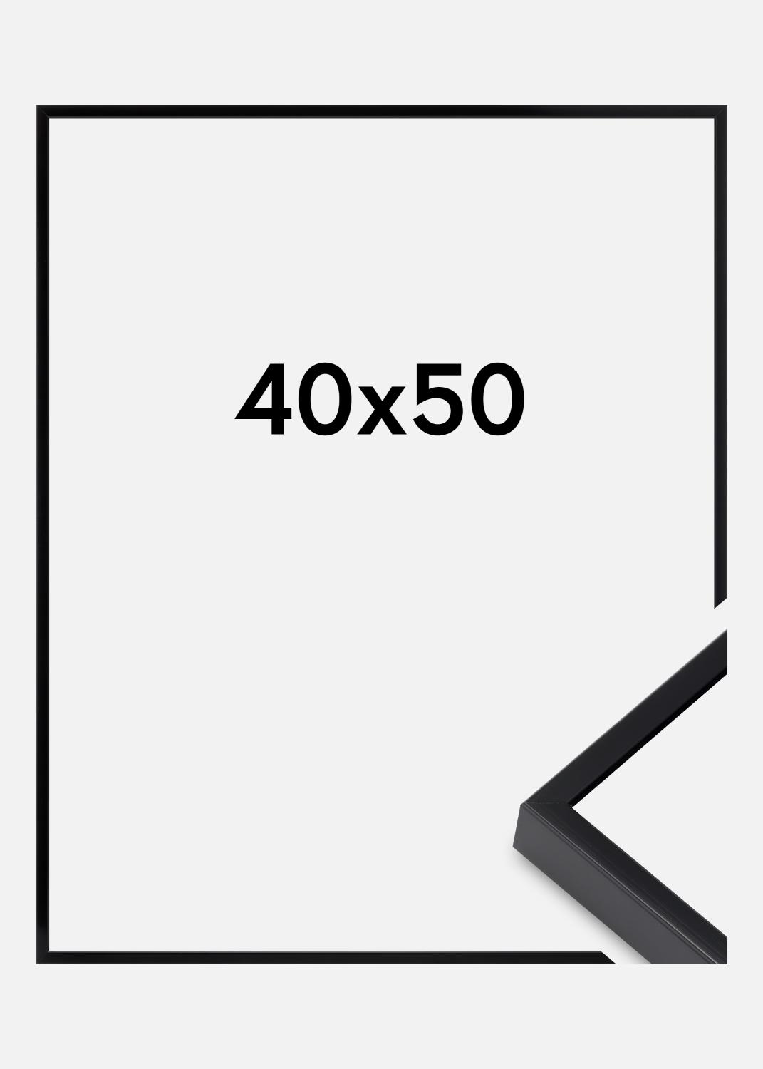 Product Image for Cadre aluminium Verre acrylique Noir 40x50 cm