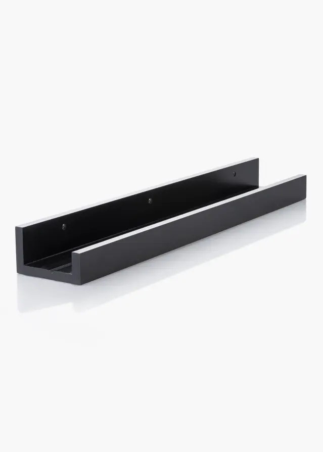 KAILA Étagère Murale Noire 130 cm