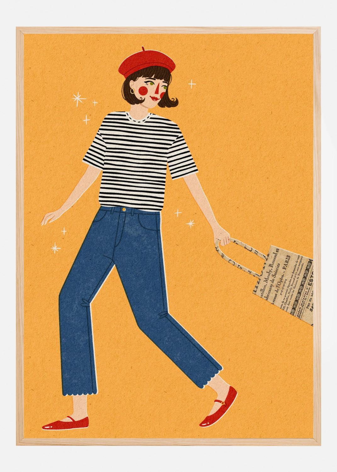 Product Image for French Girl Poster (50x70 cm)