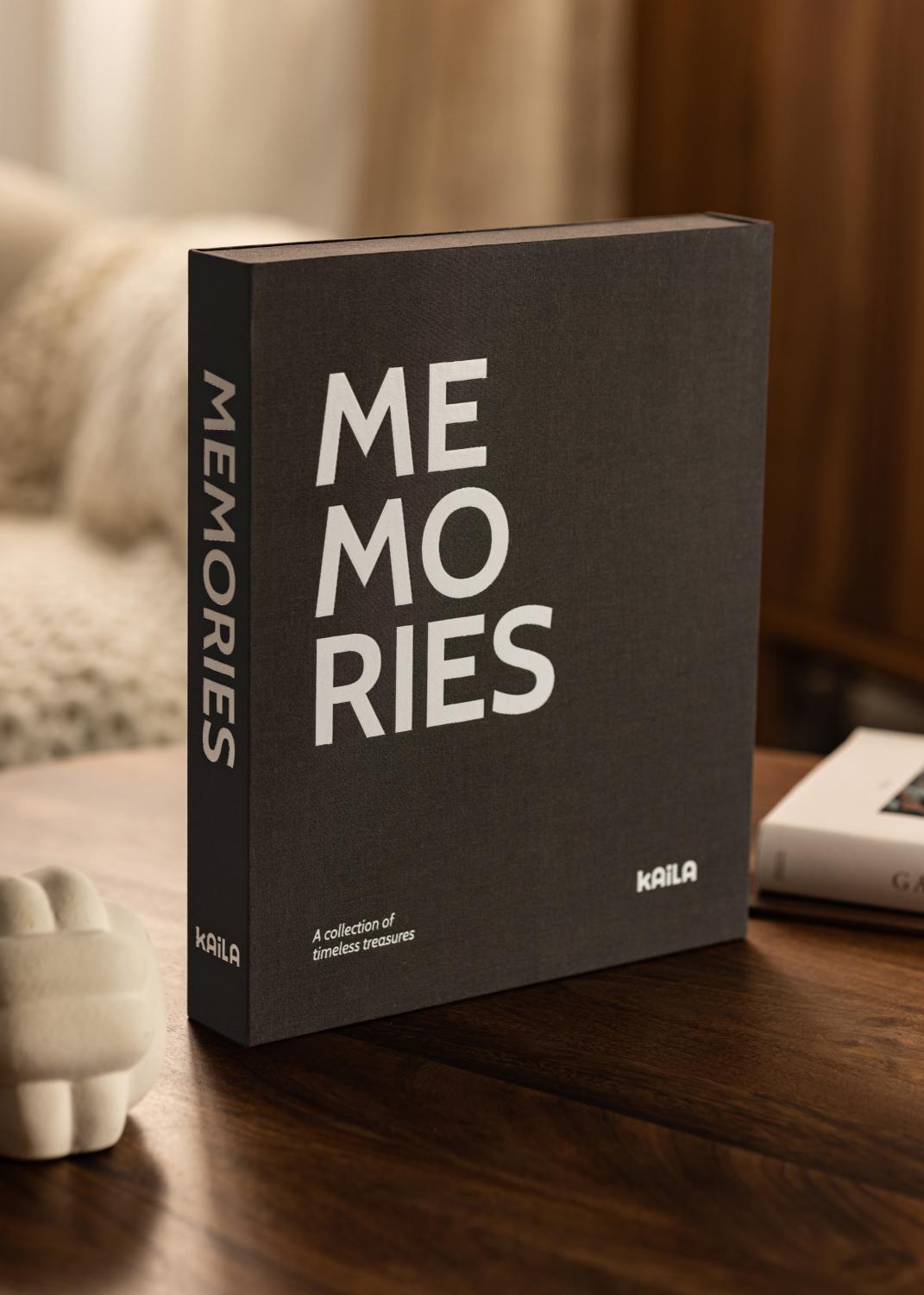 Product Image for KAILA MEMORIES Black/White - Coffee Table Photo Album (60 Pages Noires)