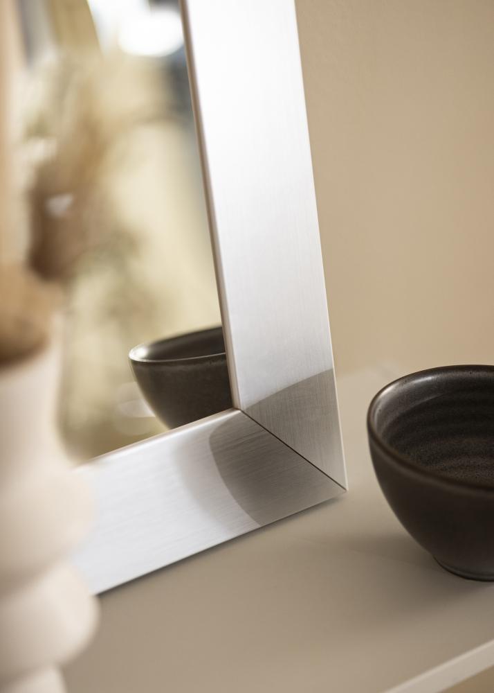 Miroir Dover Lisse Argent - Sur mesure