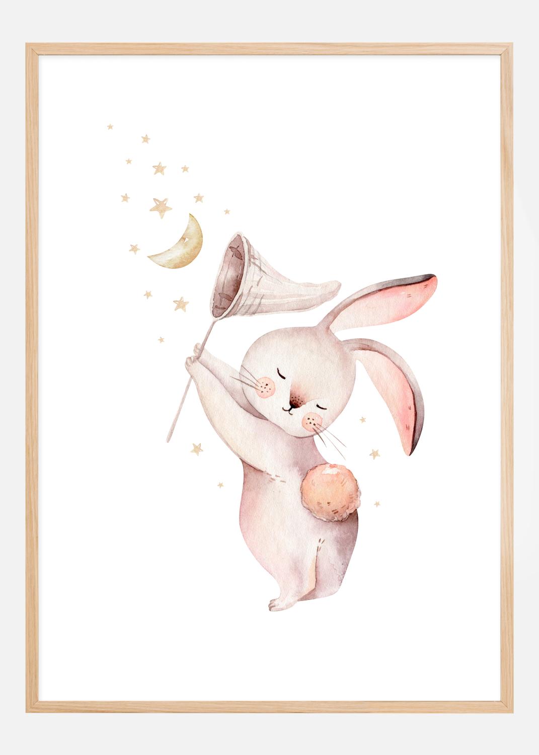 Product Image for Rabbit catches the moon Poster (30x40 cm)