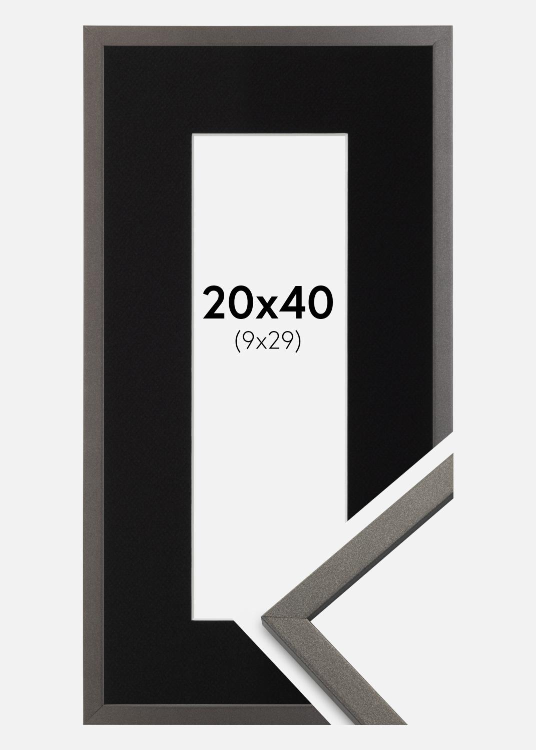 Product Image for Cadre Edsbyn Graphite 20x40 cm - Passe-partout Noir 10x30 cm