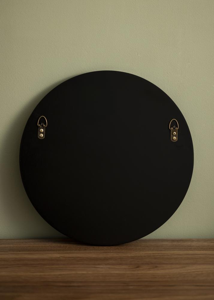 Miroir Premium Black Circle diamètre 40 cm