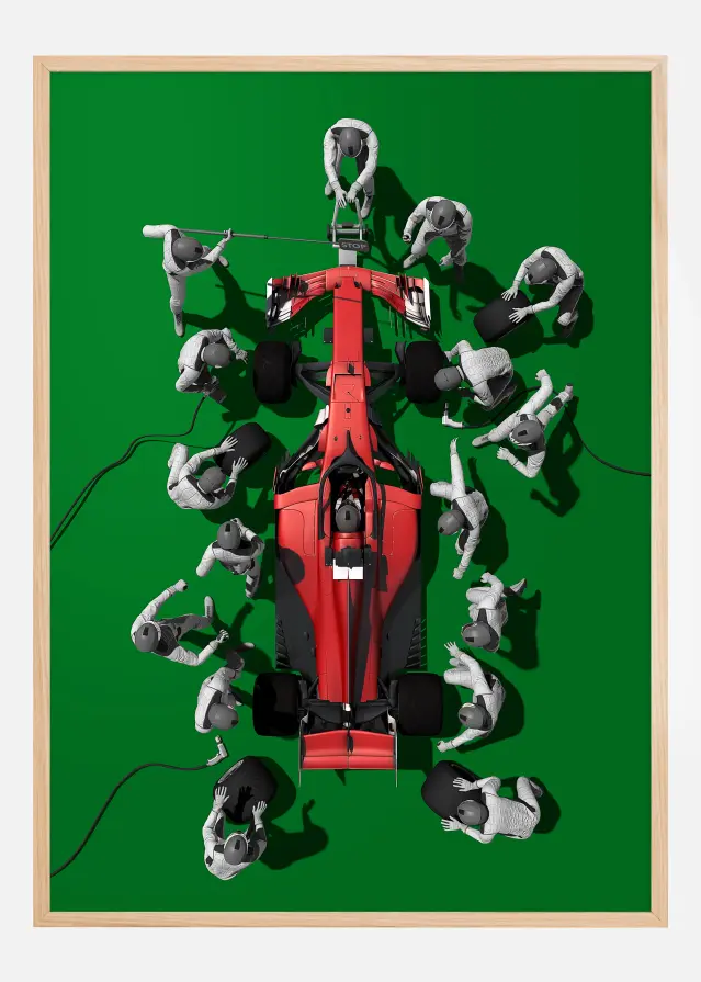 Formula 1 green Poster