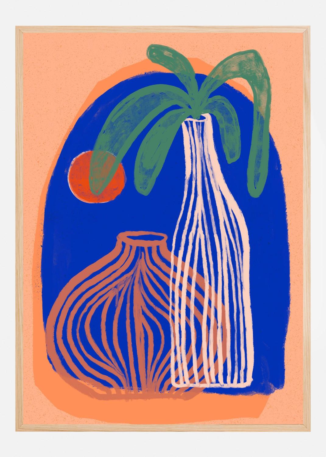 Product Image for Sunset And Vases Poster (21x29.7 cm (A4))