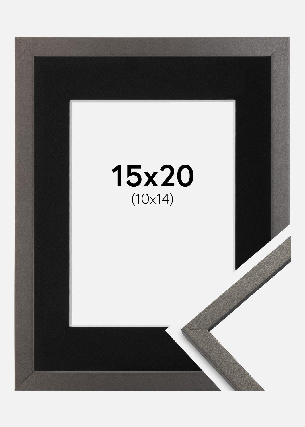 Product Image for Cadre Edsbyn Graphite 15x20 cm - Passe-partout Noir 11x15 cm