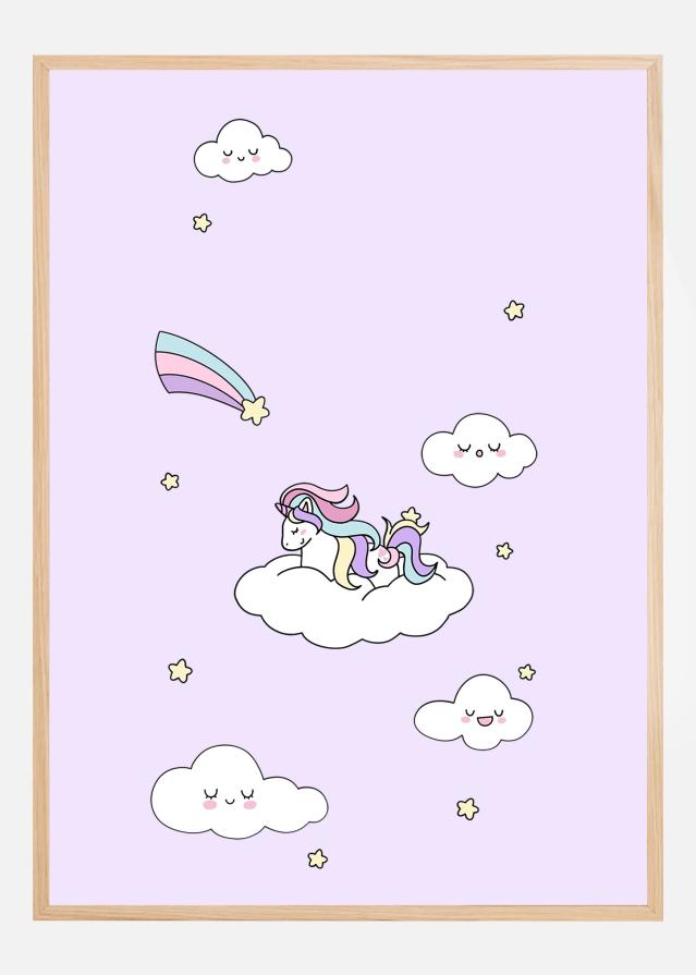 Kawaii Unicorn Poster