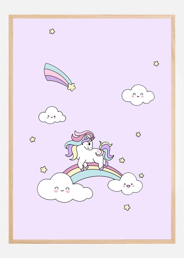 Kawaii Unicorn Poster