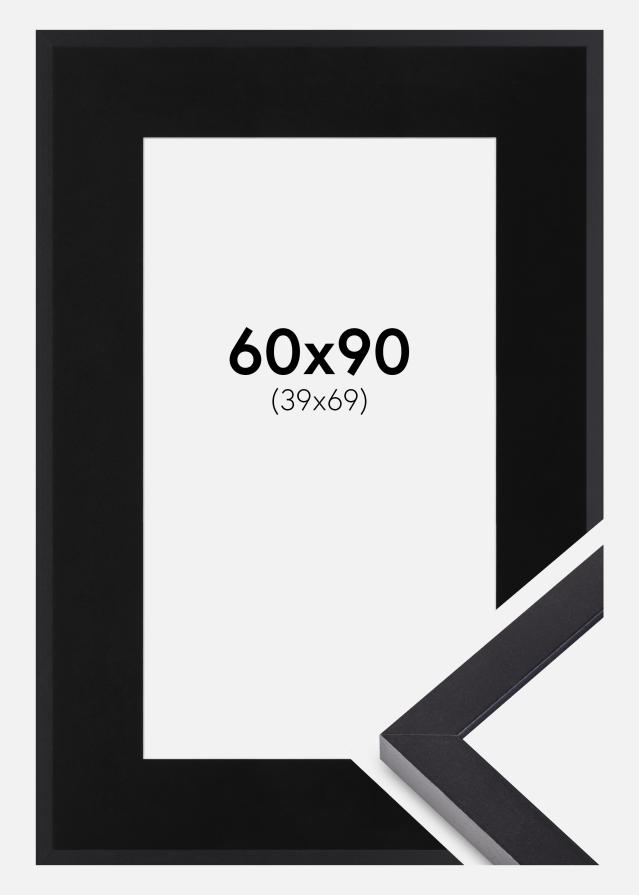 Cadre Selection Noir 60x90 cm - Passe-partout Noir 40x70 cm