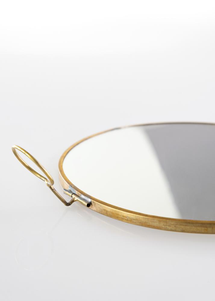 Miroir House Doctor Loop Laiton diamètre 22 cm