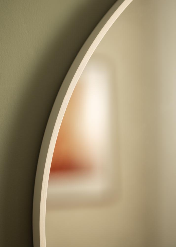 Miroir Reflection Blanc 80 cm Ø