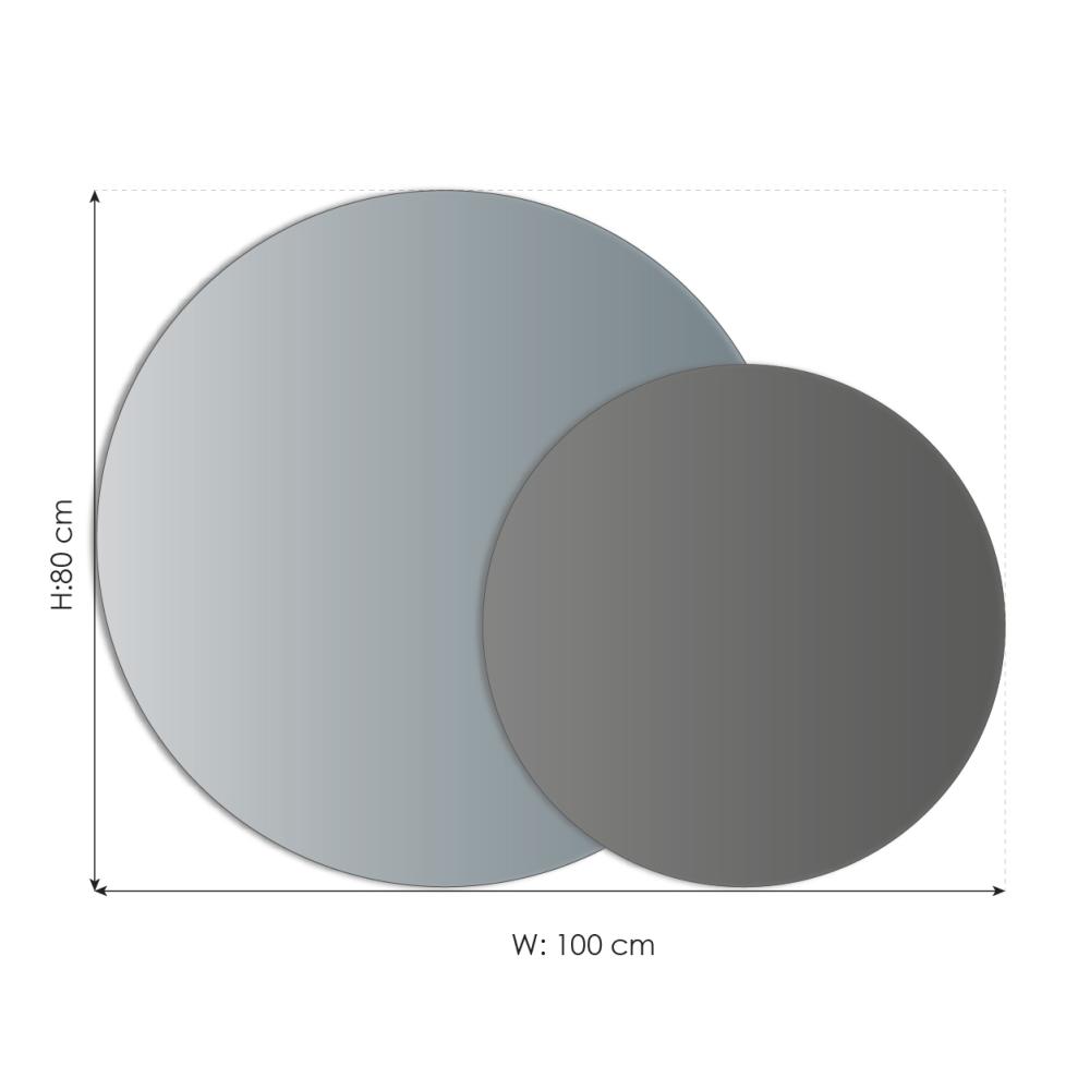 Miroir Clear & Warm Grey 80x100 cm