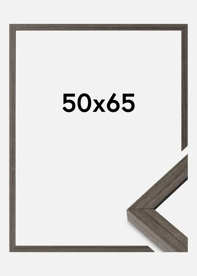 Cadre Hermes Verre acrylique Grey Oak 50x65 cm