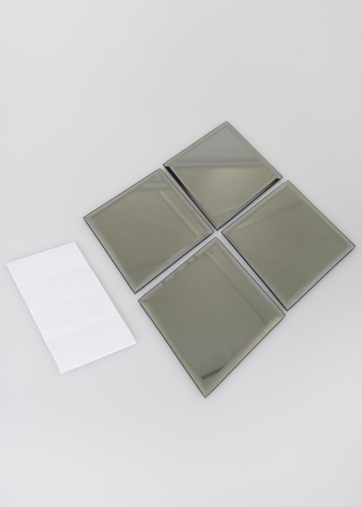 Miroir House Doctor Diamond Gris 16x22 cm