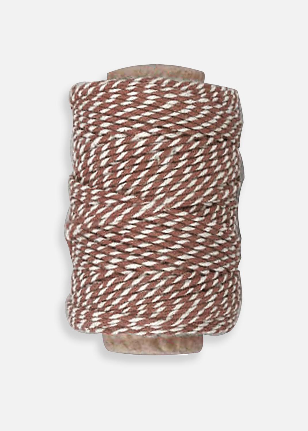 Product Image for Ficelle coton Marron/Blanc