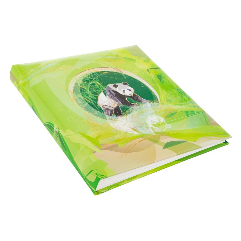 Panda Album photo Vert - 30x31 cm (60 pages blanches / 30 feuilles)