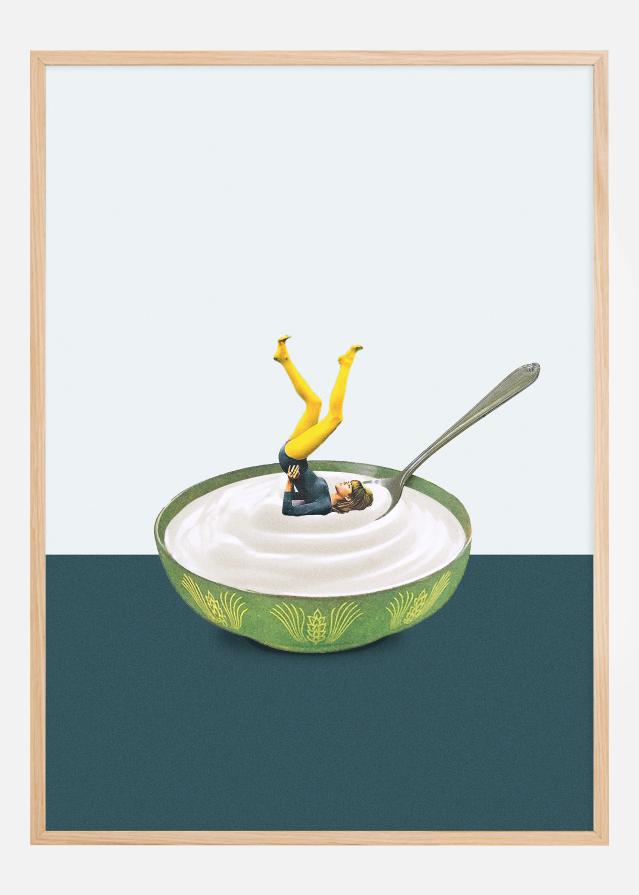 Yoga in my yogurt Poster