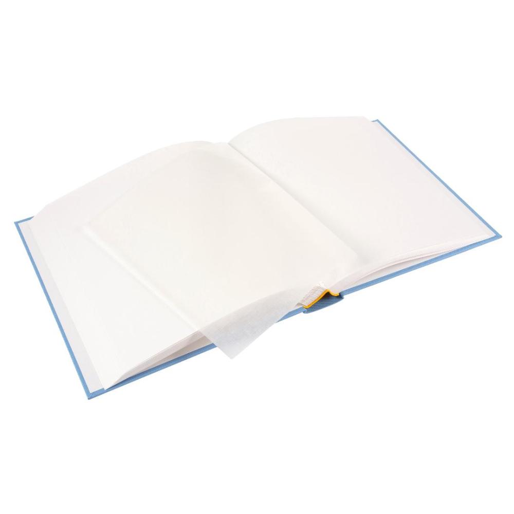 Bella Vista Album photo Bleu - 30x31 cm (100 pages blanches / 50 feuilles)