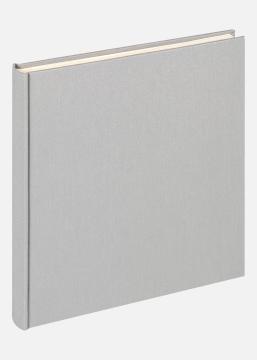 Cloth Album Gris - 22,5x24 cm (40 Pages blanches / 20 Feuilles)