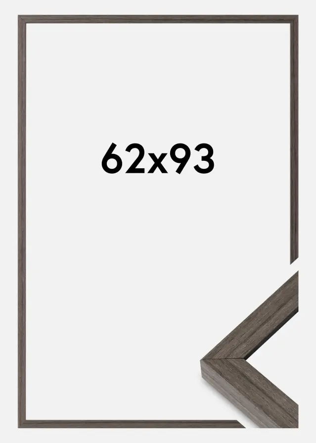 Cadre Hermes Verre acrylique Grey Oak 62x93 cm