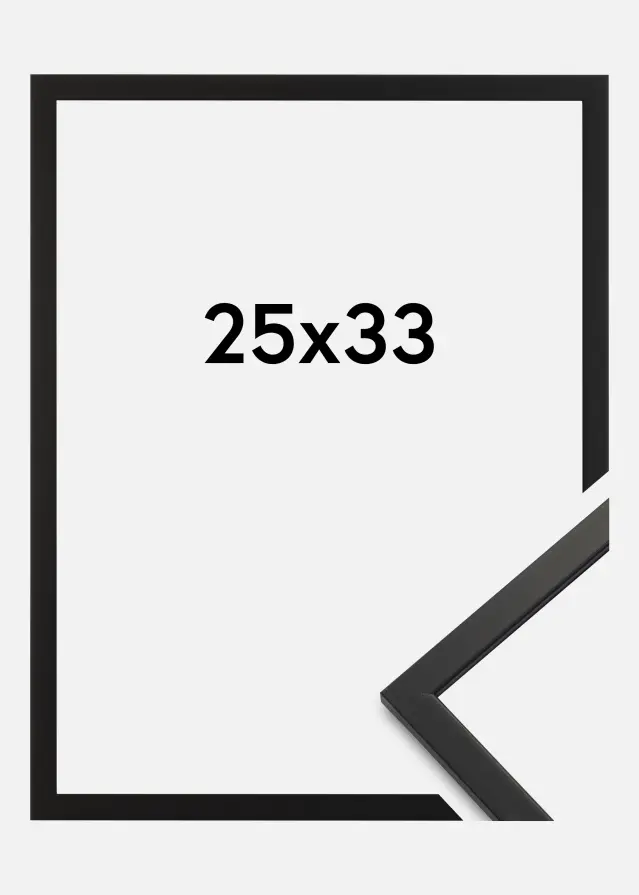 Cadre Edsbyn Verre Acrylique Noir 25x33 cm