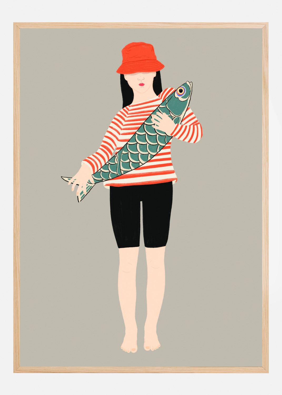 Product Image for My fish Poster (21x29.7 cm (A4))