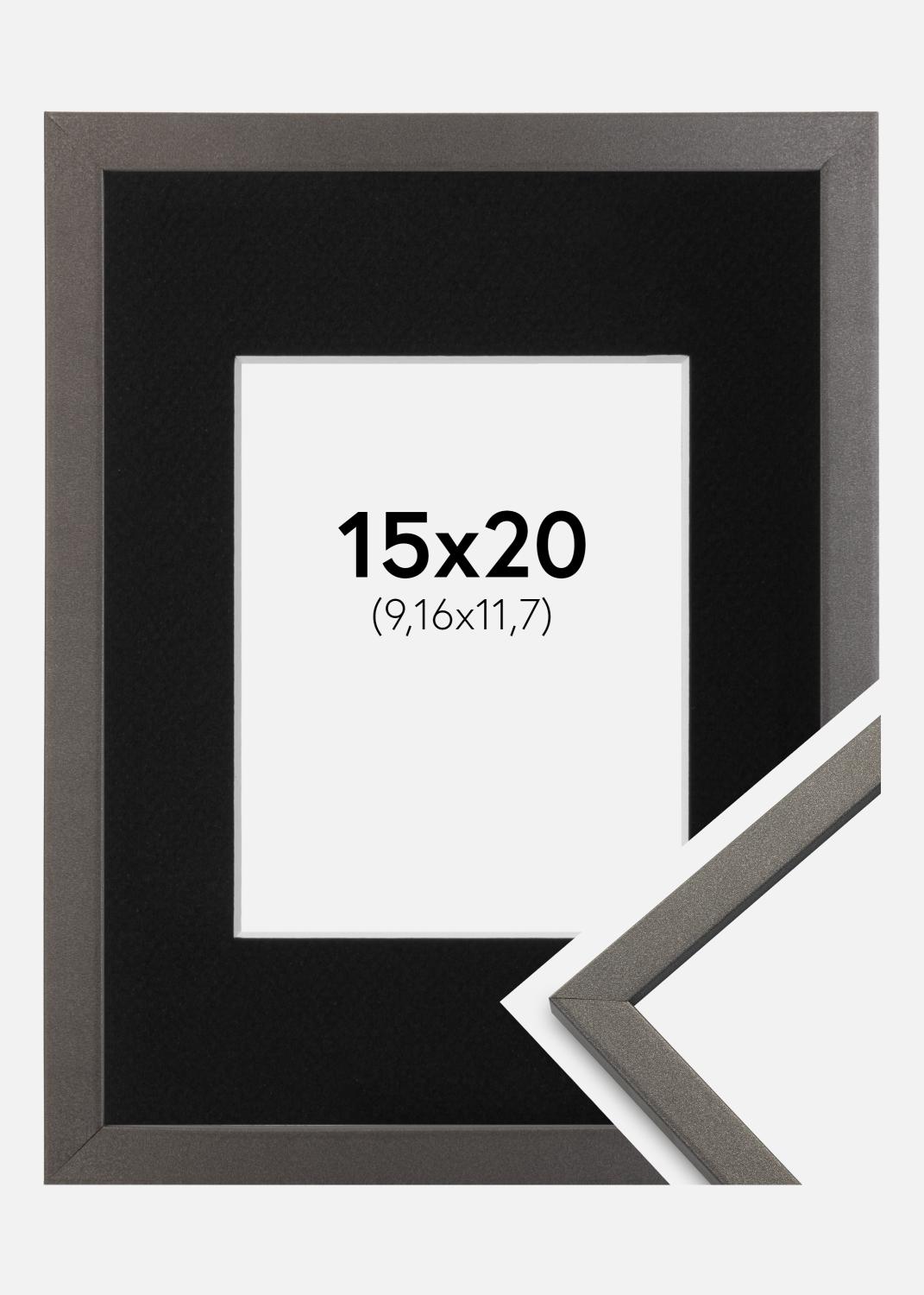Product Image for Cadre Edsbyn Graphite 15x20 cm - Passe-partout Noir 4x5 pouces