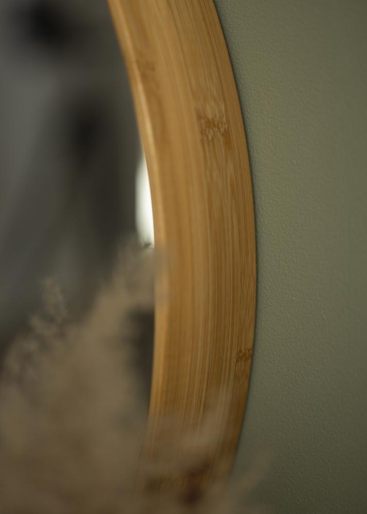 Miroir Bambou diamètre 60 cm