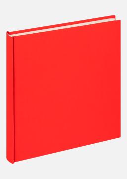 Cloth Album Rouge - 22,5x24 cm (40 Pages blanches / 20 Feuilles)