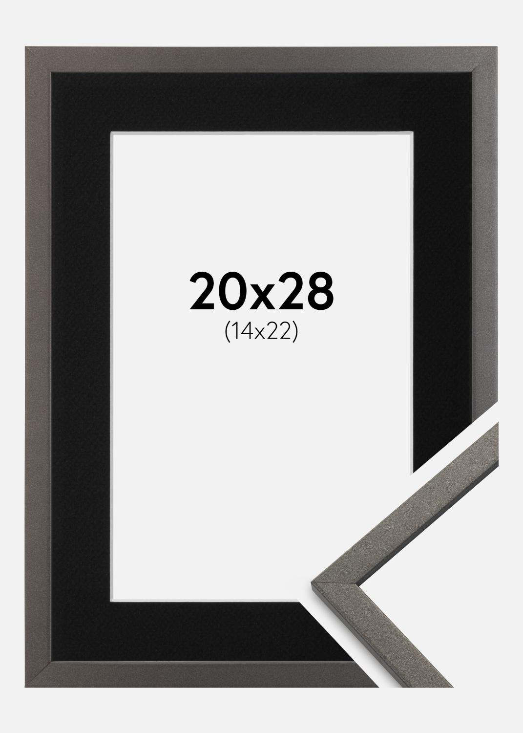 Product Image for Cadre Edsbyn Graphite 20x28 cm - Passe-partout Noir 15x23 cm