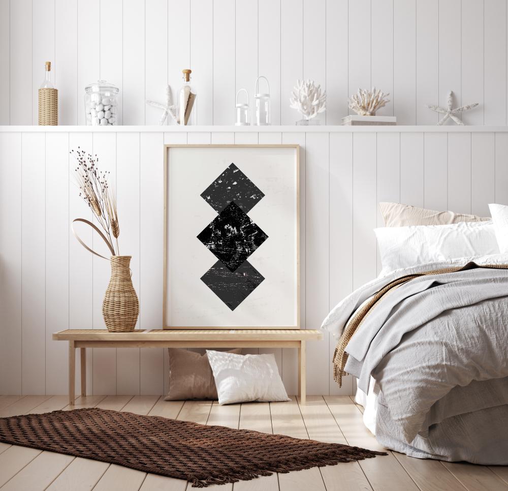 Abstract Squares I Poster