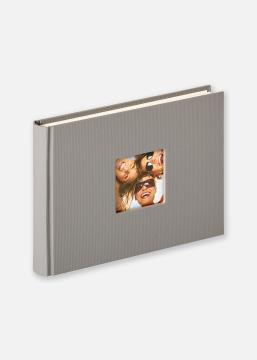 Fun Design Gris - 22x16 cm (40 Pages blanches / 20 feuilles)