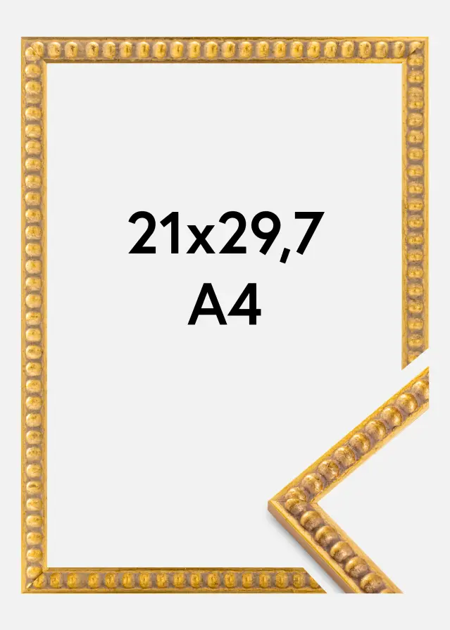 Cadre Sylvia Or 21x29,7 cm (A4)