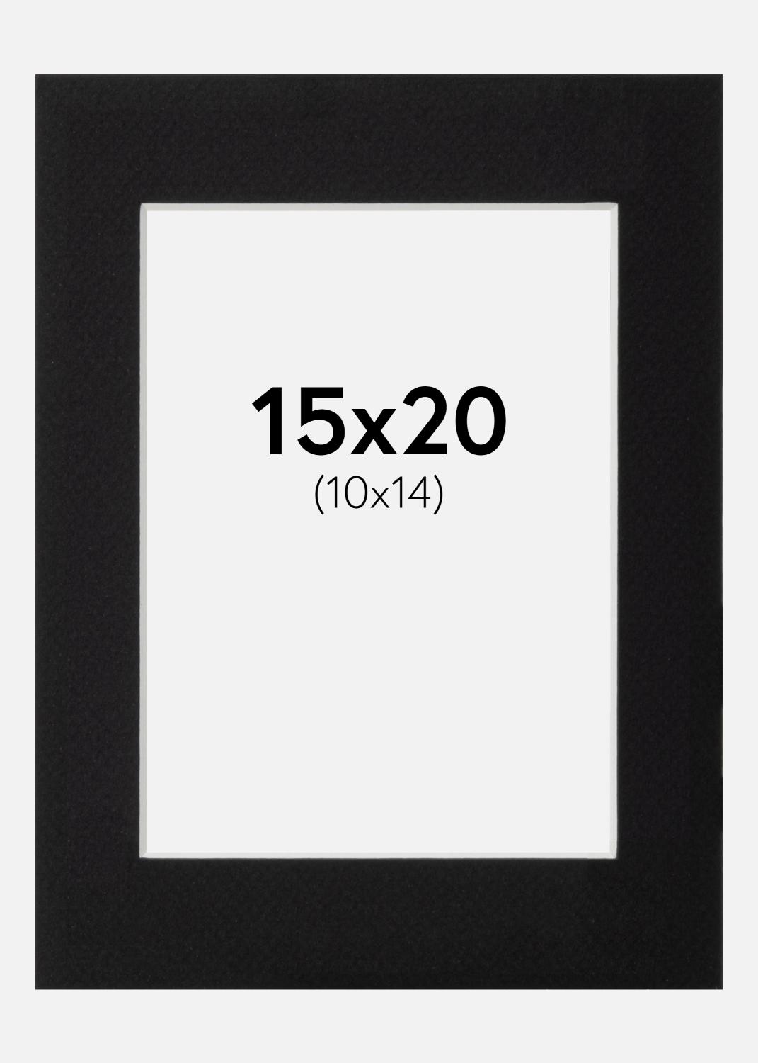 Product Image for Passe-partout Noir Standard (noyau blanc) 15x20 cm (10x14)