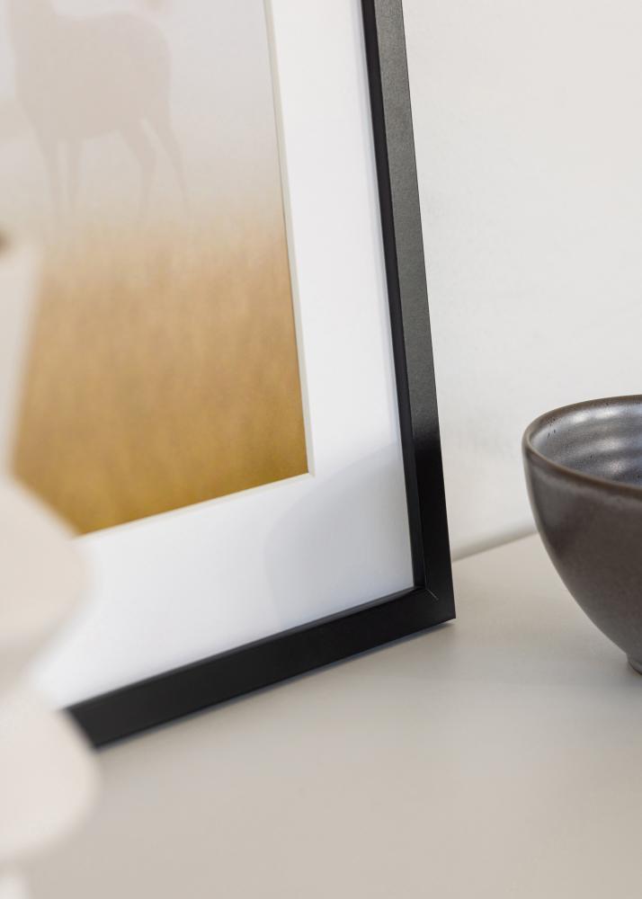 Cadre Trendy Verre acrylique Noir 15x30 cm