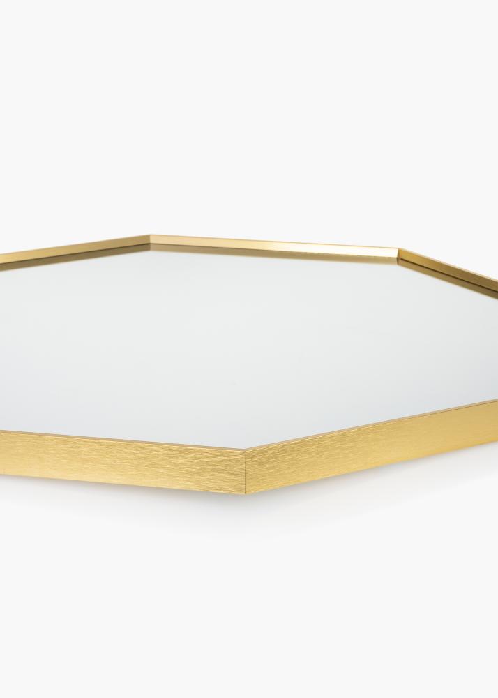 KAILA Miroir Octagon Or diamètre 70 cm