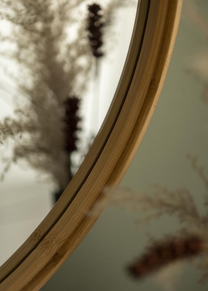 Miroir Bambou diamètre 60 cm