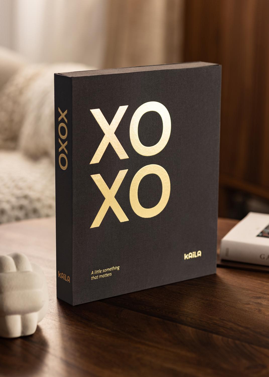 Product Image for KAILA XOXO Black - Coffee Table Photo Album (60 Pages Noires)
