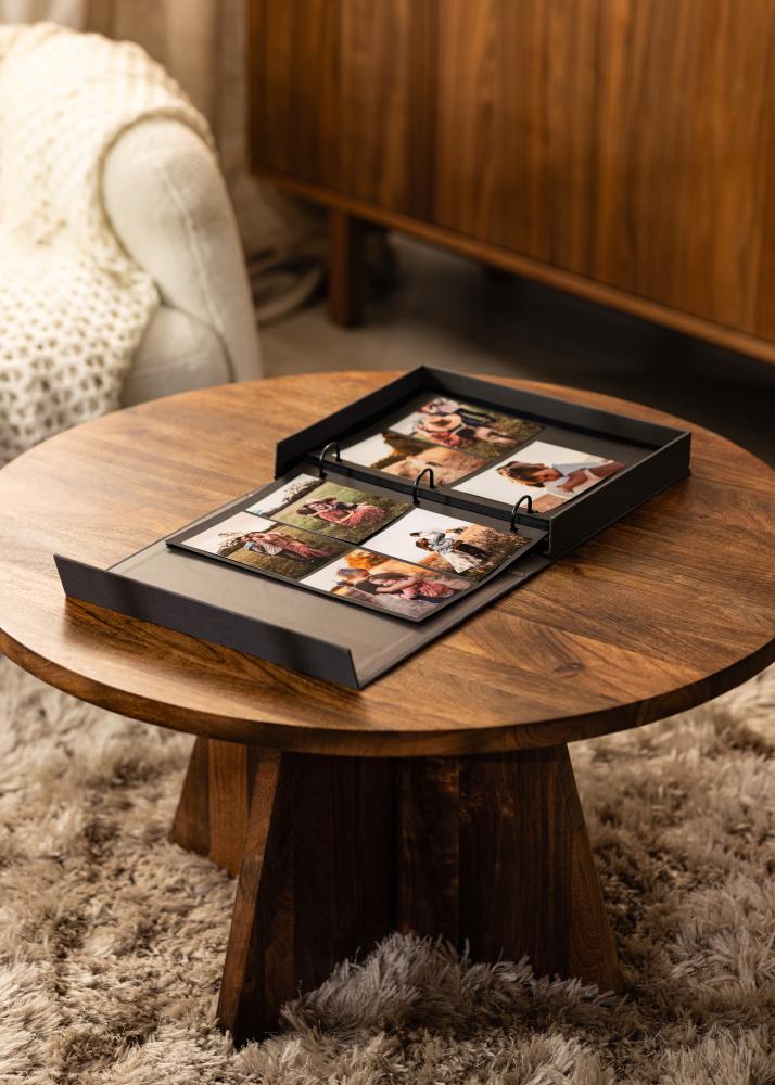 KAILA OUR LOVE STORY Black - Coffee Table Photo Album (60 Pages Noires)