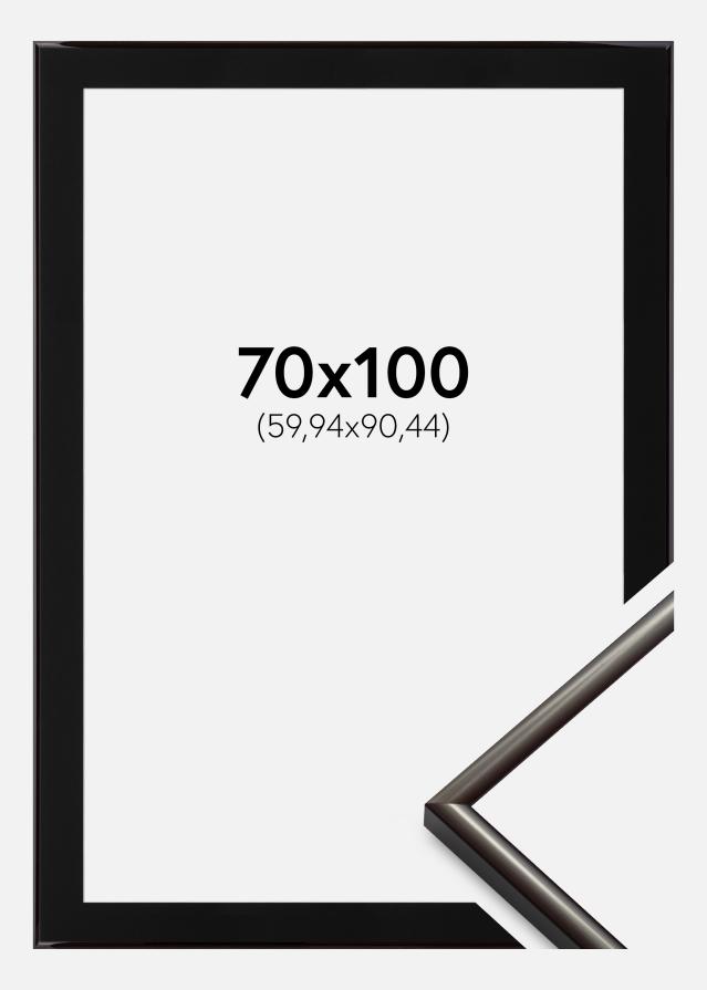 Cadre New Lifestyle Espresso Brown 70x100 cm - Passe-partout Noir 24x36 pouces
