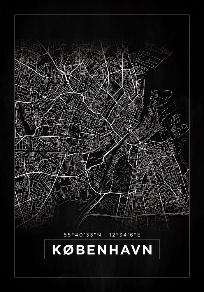 Map - København - Black