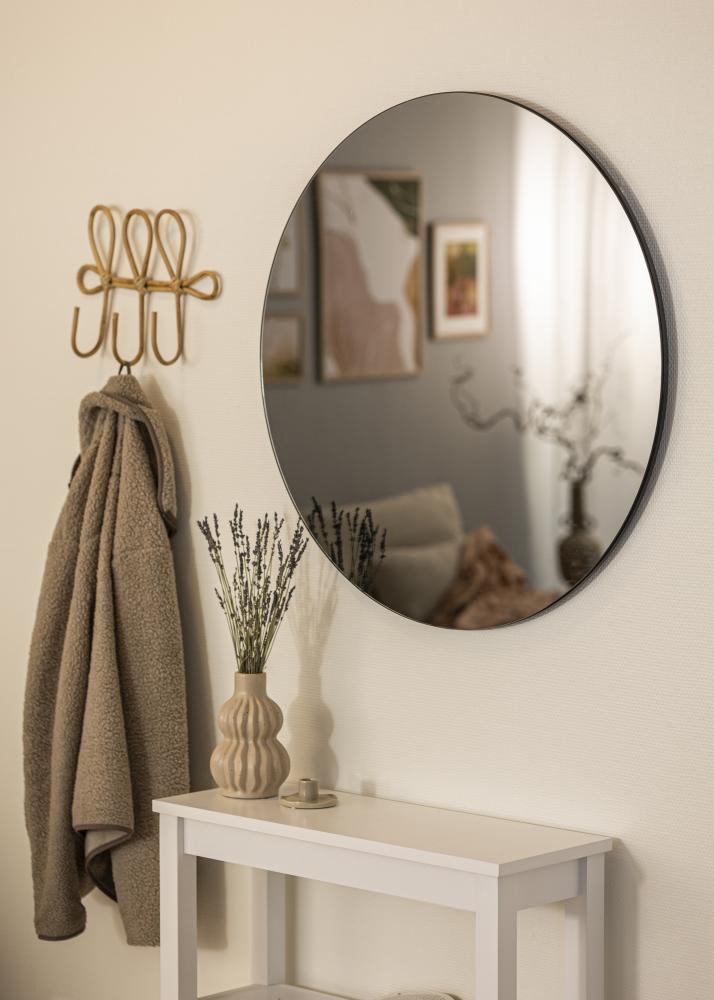Miroir House Doctor Walls Gris diamètre 80 cm